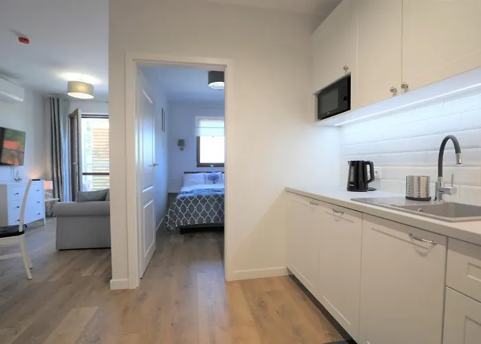 公寓 Holiapart In Nautikka Park - Przy Plazy & Kids Club, Sala Fitness 库瑞尼卡慕斯卡