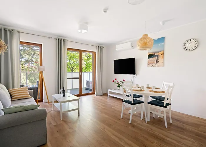 公寓 Holiapart In Nautikka Park - Przy Plazy & Kids Club, Sala Fitness 库瑞尼卡慕斯卡